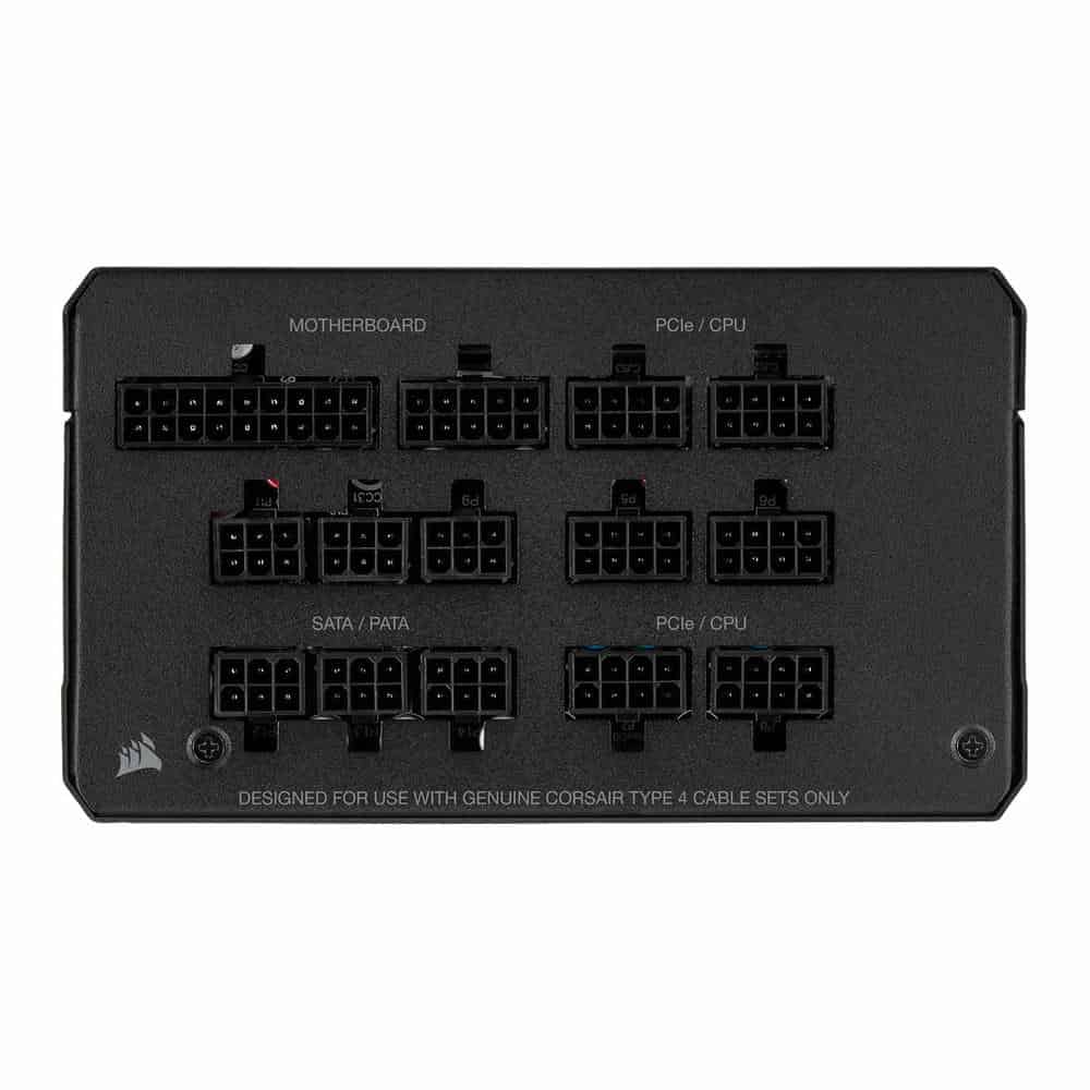 (image for) Corsair 5000D Core Airflow White + RM1000x Black PSU, 3X QX120 Fans + H150i RGB LINK Cooler